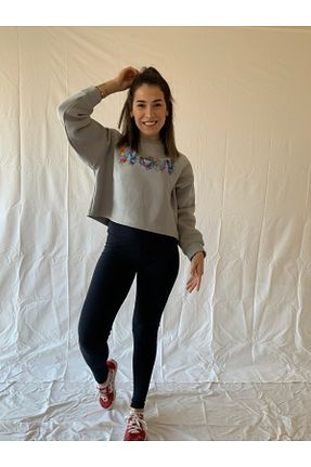 ساق شلواری سرمه ای زنانه بافت FAMOMFASHION - کد 711659883