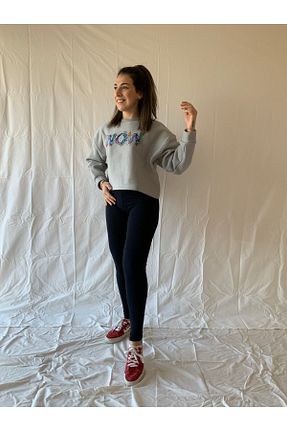 ساق شلواری سرمه ای زنانه بافت FAMOMFASHION - کد 711659883