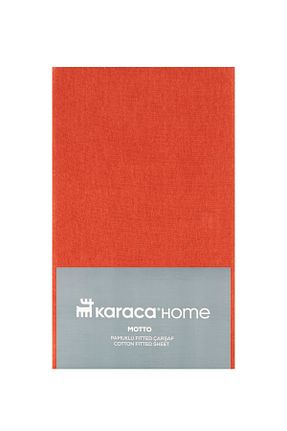 ست ملحفه تکنفره نارنجی پنبه ای Karaca Home - کد 712231969