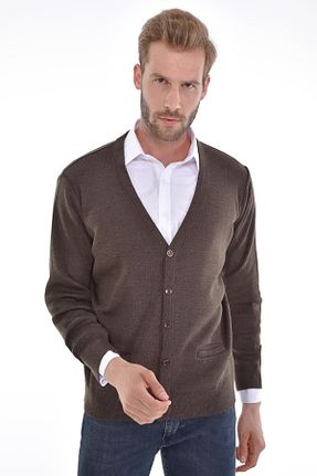 رویه قهوه ای مردانه اکریلیک Çizgi Triko - کد 250661364