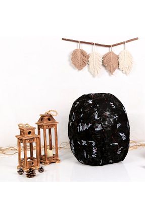 پوف و نیمکت زرد 60 x 38 Ottoman Pouffe - کد 711550471