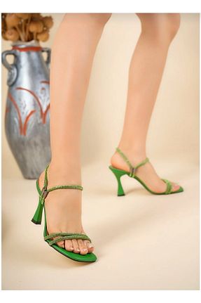 کفش مجلسی سبز زنانه چرم مصنوعی SEREL35SHOES - کد 711598639