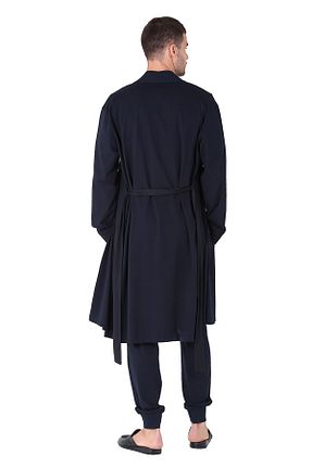 ربدوشام سرمه ای مردانه %100 پنبه Damat - کد 711341668