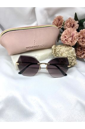 عینک آفتابی مشکی زنانه UV400 Di Caprio - کد 92985372