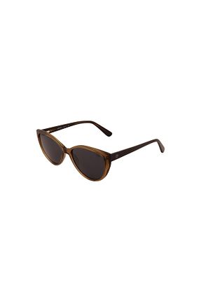 عینک آفتابی قهوه ای زنانه UV400 Markiz - کد 341667847