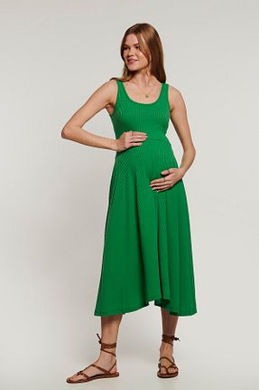 لباس بارداری سبز زنانه بافتنی Lyn Mama - کد 301027693
