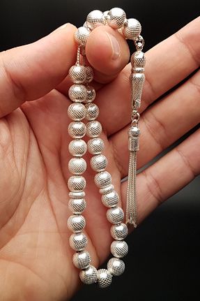 تسبیح طوسی سنگ طبیعی OTTOTESBİH - کد 713012836