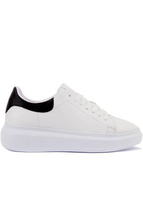 کفش کژوال سفید زنانه پاشنه کوتاه ( 4 - 1 cm ) پاشنه ساده کد 85919235