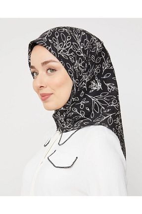روسری مشکی پنبه ای Bonjela - کد 708358960