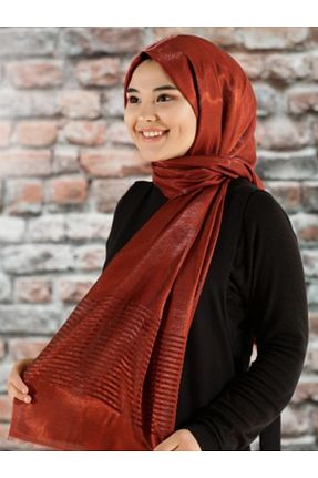 شال قرمز زنانه پلی استر ZENİPEK - کد 41683144