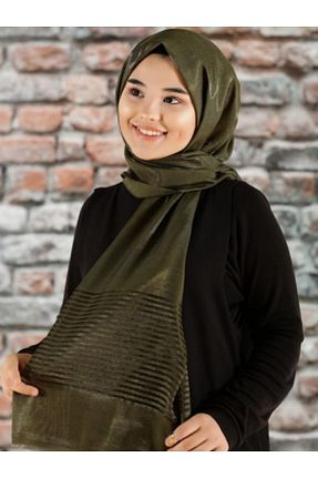 شال خاکی زنانه پلی استر ZENİPEK - کد 41708214
