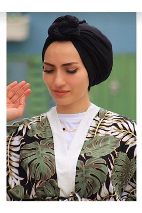 روسری مشکی ساده AHRAR tesettür - کد 713285811