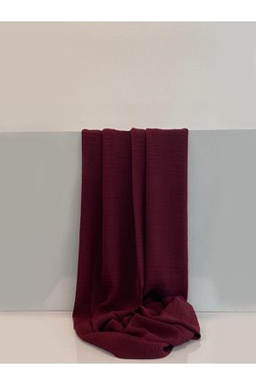 شال زرشکی زنانه پنبه ای şehri şal - کد 94368393