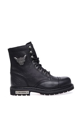 بوت / نیم بوت مشکی مردانه چرم خالص Harley Davidson - کد 2062550