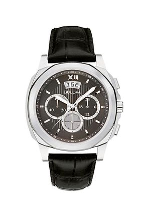 ساعت مچی سفید مردانه چرم Bulova - کد 1928863