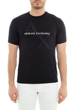 تیشرت مشکی مردانه یقه خدمه Armani Exchange - کد 2760362