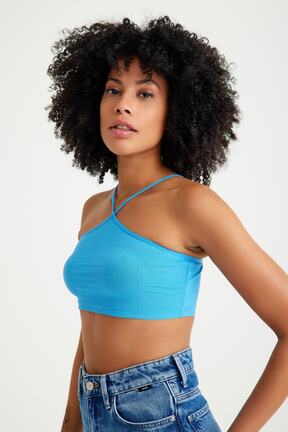 بادی آبی زنانه رگولار Top Step - کد 712604310