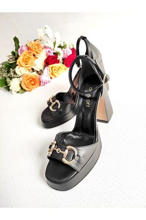 کفش مجلسی مشکی زنانه چرم خالص Of&Off - کد 713056945