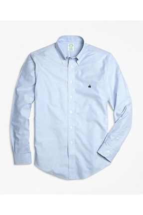 پیراهن آبی مردانه رگولار BROOKS BROTHERS - کد 37257793