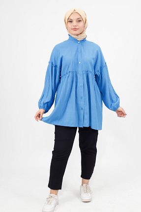 پیراهن حجاب آبی زنانه رگولار Bwest - کد 713573583