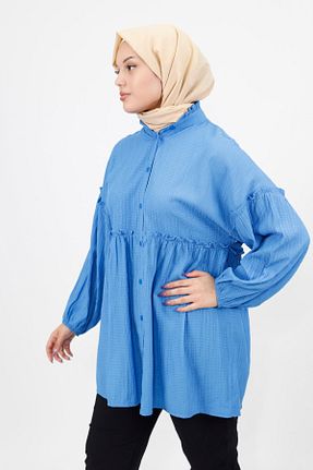 پیراهن حجاب آبی زنانه رگولار Bwest - کد 713573583