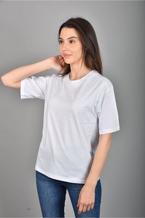 تیشرت سفید زنانه کروپ فیت masai mara - کد 713573675