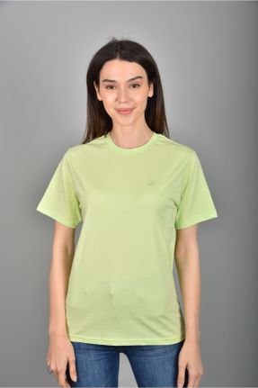 تی شرت سرمه ای زنانه کراپ فیت یقه خدمه جوان کد 713578549