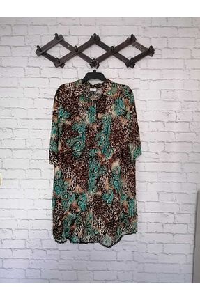 تونیک سایز بزرگ آبی زنانه بافتنی anne moda ankara - کد 714163897
