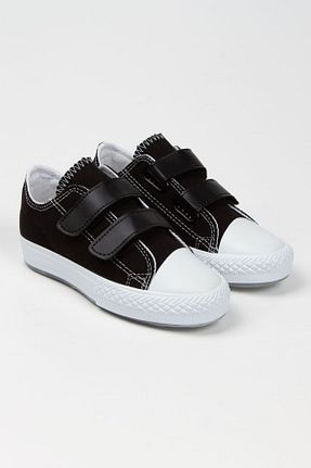 کفش اسنیکر مشکی بچه گانه چسبی metlife kids - کد 714318488