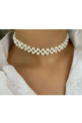 گردنبند مروارید بژ مروارید فرهنگی SmY Bag - کد 283928113