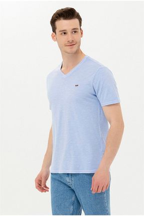 تیشرت آبی مردانه رگولار U.S. Polo Assn. - کد 714964766