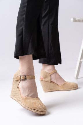 کفش پاشنه بلند پر قهوه ای زنانه پاشنه متوسط ( 5 - 9 cm ) چرم مصنوعی پاشنه پر کد 714411450