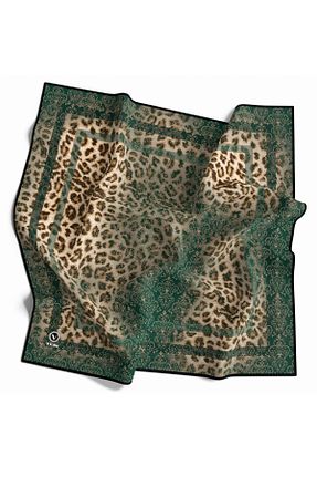 روسری آبی پلی استر VİOLLA - کد 715191472