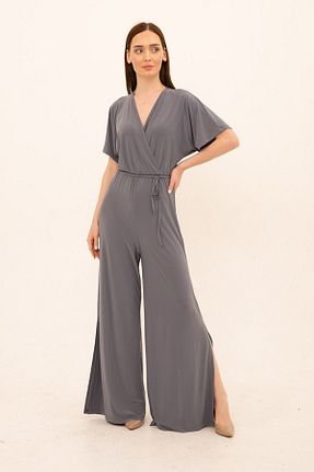 سرهمی طوسی زنانه آستین خفاشی Laranor - کد 715413836