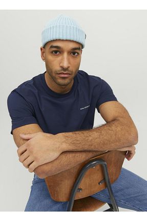 تیشرت سرمه ای مردانه رگولار Jack & Jones - کد 716065306