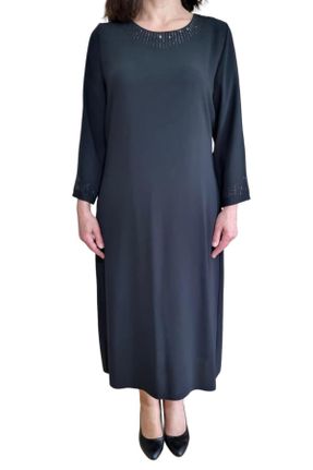 لباس مشکی زنانه کرپ کلاسیک بافتنی کد 715208335