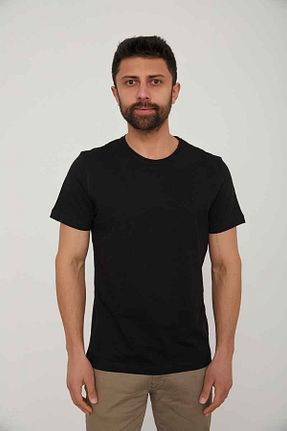 تیشرت مشکی مردانه اسلیم فیت Cazador - کد 715180618