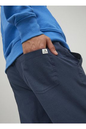 شلوار سرمه ای مردانه بافتنی Jack & Jones - کد 716064081