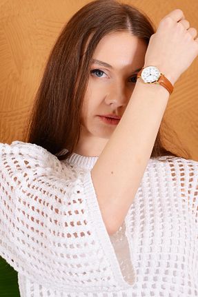 ساعت مچی قهوه ای زنانه 26-30 میلی متر Q&Q - کد 704894412
