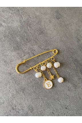 سنجاق سینه طلائی زنانه فلزی Lucky Designs - کد 466503582