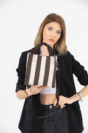 کیف دوشی قهوه ای زنانه GÜLÇEM butik - کد 716653207