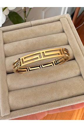 دستبند استیل (فولاد) زرد زنانه استیل (فولاد) emy by emel luxury silver jewelry - کد 716784149