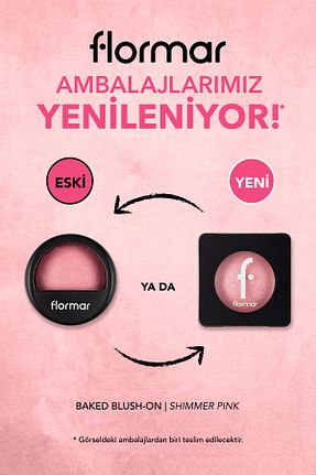 رژگونه صورتی Işıltılı Flormar - کد 712844648
