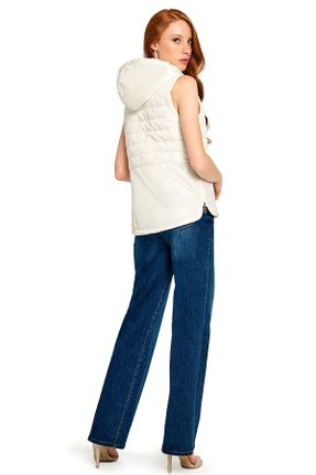 شلوار جین آبی زنانه پاچه لوله ای کد 650534291