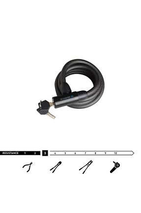 قفل دوچرخه مشکی Overbazaar - کد 717183988
