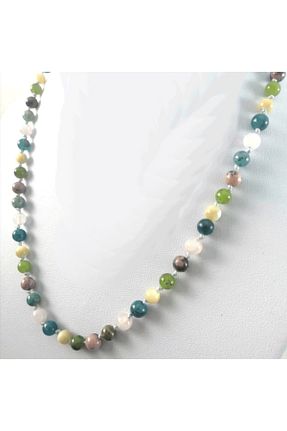 گردنبند جواهر صورتی زنانه سنگ OSMANLI DOĞAL TAŞ - کد 45711129