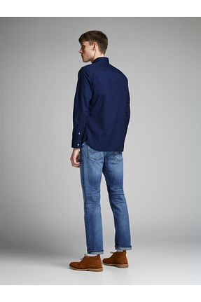 شلوار جین آبی مردانه پاچه پهن Jack & Jones - کد 32122475