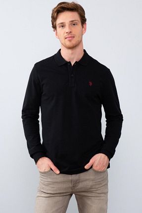 سوئیشرت مشکی مردانه ساده U.S. Polo Assn. - کد 46645792