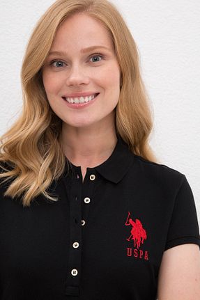 لباس مشکی زنانه بافتنی U.S. Polo Assn. - کد 46862814