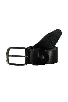 کمربند مشکی مردانه چرم خالص Jack & Jones - کد 865651